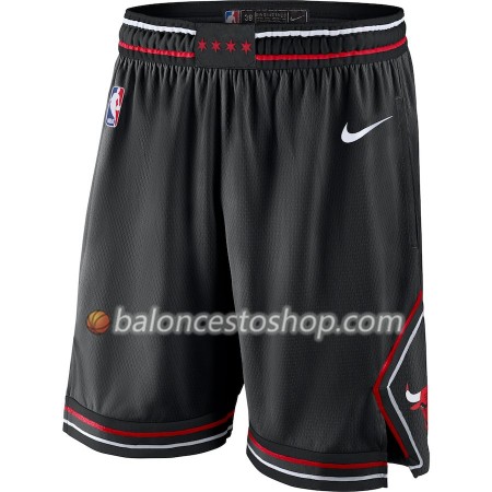 Chicago Bulls Hombre Pantalones Negro 2018-19 Nike Swingman
